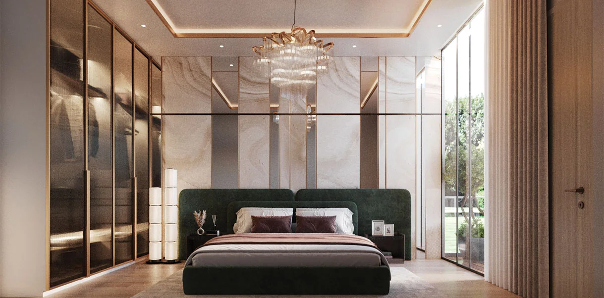Smartworld One DXP bedroom with garden view
