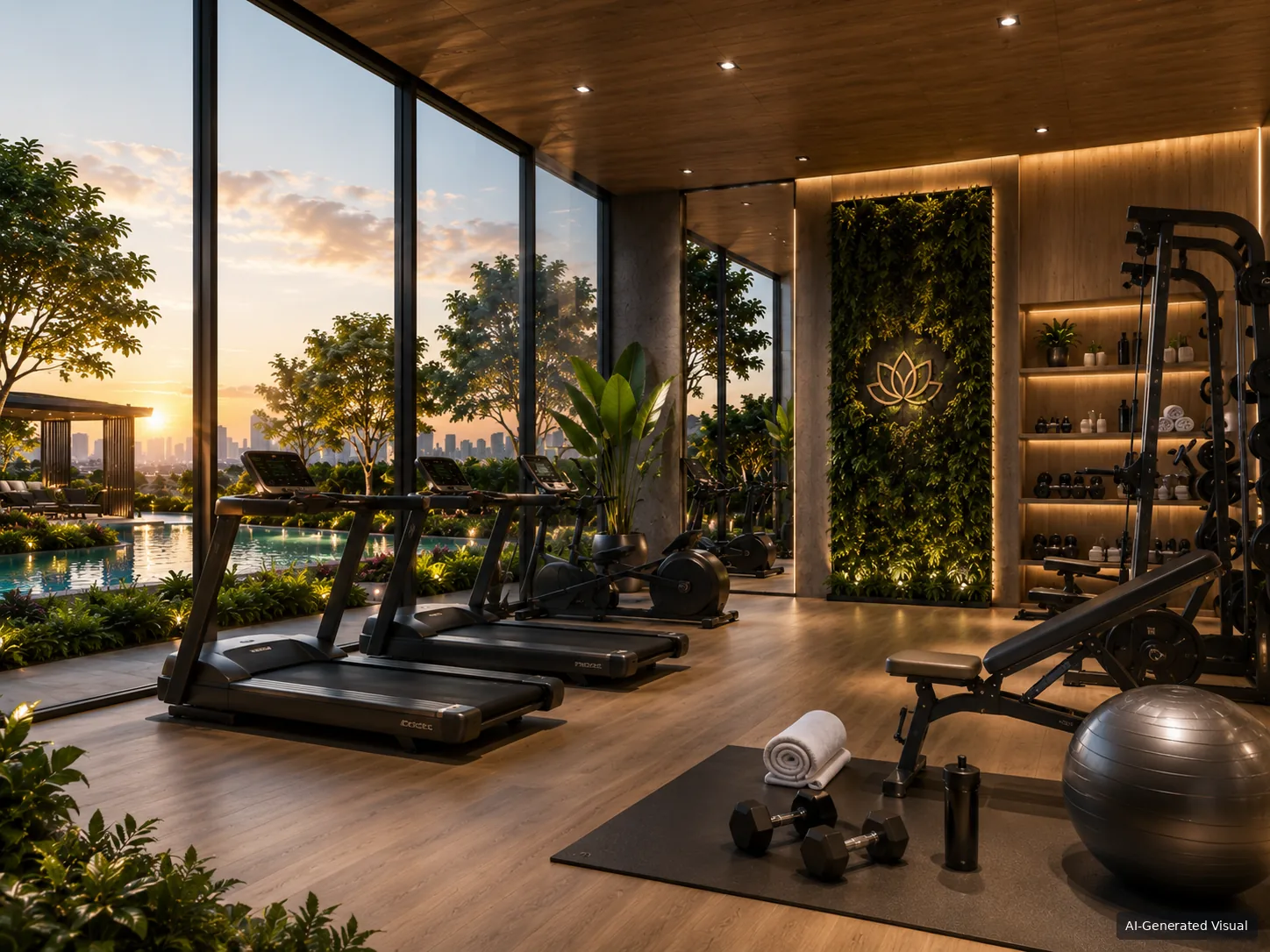 Smartworld 67 fitness centre — AI-generated visual